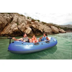 Freizeitboot Sevylor Caravelle KK85 Kit -Campingausrüstung komplett set caravelle kk85 kit sevylor freizeitboot k85 inklusive riemenpaar ruder paddel luft pumpe schlauchboot luftboot aufblasbares boot 1000 2 22518