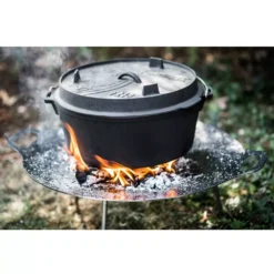 Dutch Oven Petromax Feuertopf Ft12, Ø 29,2 Cm -Campingausrüstung lecker essen zubereiten feuertopf ft12 petromax thermometerdurchfuehrung im deckel 1000 3 24493