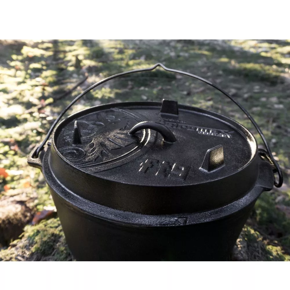 Dutch Oven Petromax Feuertopf Ft9-t Planer Boden, Gusseisentopf Ø 23,9 Cm 6 Dutch Oven Petromax Feuertopf Ft9-t Planer Boden, Gusseisentopf Ø 23,9 Cm – Bild 6