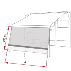 Markisen-Vorderwand Fiamma Sun View XL 260 5 Markisen-Vorderwand Fiamma Sun View XL 260 -Campingausrüstung markisen sonnenschutz fiamma sun view xl markisen vorderwand markisenzubehoer masse groesse 1000 2 21319