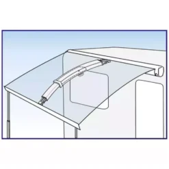 Spannstange Fiamma Rafter -Campingausrüstung markisentuch spannen fiamma aluminium spannstange rafter 1000 4 11674