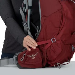Damenrucksack Osprey Ariel 55 WM/L, Claret Red -Campingausrüstung merhtagestourenrucksack damenrucksack osprey ariel 55 wm l 1000 7 22206