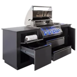 Outdoorküche Napoleon OASIS Compact 105 Mit BIG32-1 Und Einbau Sizzle Zone -Campingausrüstung napoleon edelstahl einbaukueche outdoor kitchen kuechenrollen und muelleimerschrank 2 schubladen multifunktionsschrank 1000 4 26115