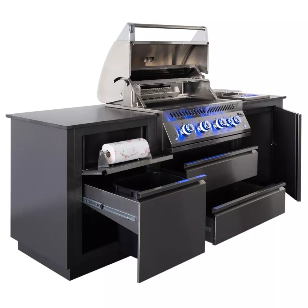 Outdoorküche Napoleon OASIS Compact 105 Mit BIG32-1 Und Einbau Sizzle Zone | Ausstellungsstück 5 Outdoorküche Napoleon OASIS Compact 105 Mit BIG32-1 Und Einbau Sizzle Zone | Ausstellungsstück – Bild 5