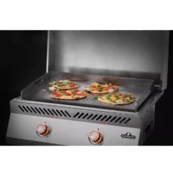 Einbau-Plancha Gasgrill Napoleon 700-Serie 32 Zoll, Edelstahl -Campingausrüstung napoleon einbau grillplatte edelstahl plancha outdoor kueche 700 series 1000 5 28165