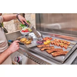 Einbau-Plancha Gasgrill Napoleon 700-Serie 32 Zoll, Edelstahl -Campingausrüstung napoleon einbaugrill plancha edelstahl outdoor kueche abnehmbarer deckel 1000 8 28165