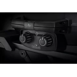 Mobiler Gasgrill Napoleon Phantom TravelQ PRO285X -Campingausrüstung napoleon phantom travel q drehknoepfe gasgrill bedienelemente schwarz 1000 5 21645