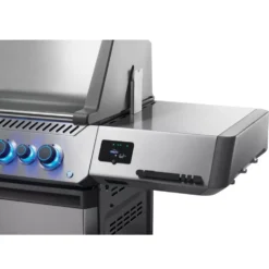 Gasgrill Napoleon Prestige 665 Connected RSIB, Edelstahl -Campingausrüstung napoleon prestige 665 rsib connected seitenablage lcd display besteckhalter 1000 7 27685