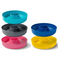 Silikonform Omnia Für Camping-Backofen, Blau -Campingausrüstung omnia camping backofen zubehoer kuchenform silikonform verschiedene farben 1000 2 28426