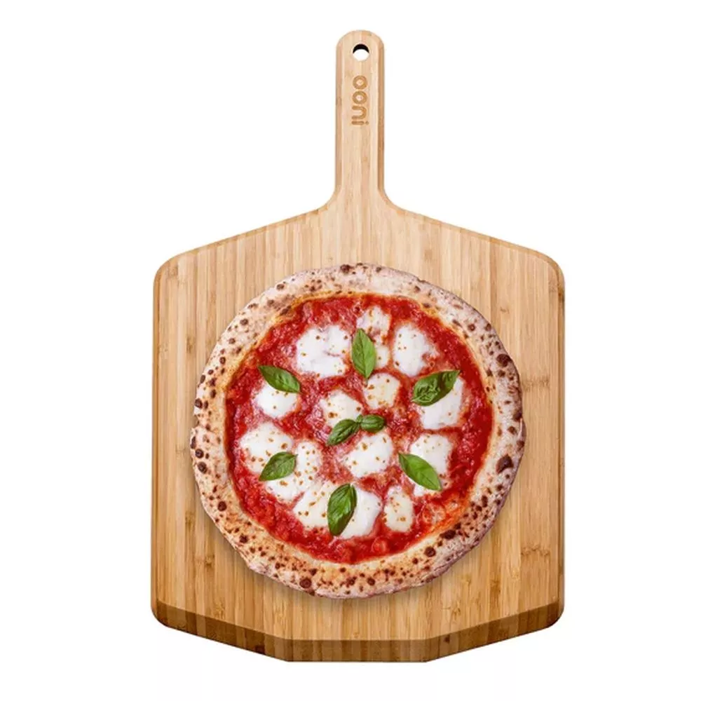 Ooni Bambus-Pizzaschieber Und Pizzabrett 1 Ooni Bambus-Pizzaschieber Und Pizzabrett