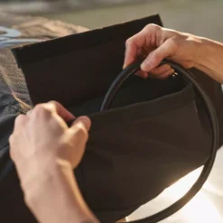 Transportabdeckung Für Ooni Koda 2 Pro 10 Transportabdeckung Für Ooni Koda 2 Pro -Campingausrüstung ooni abdeckhaube fuer pizzaofen koda 2 pro schwarz graues cover aus polyester schutzhuelle mit seitentasche 1000 4 28346