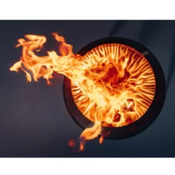 Feuerkorb Höfats Feuerschale MOON 45 -Campingausrüstung outdoor feuerschale hoefats moon45 schwarzer feuerkorb mit niedrigfuss durchmeser 45cm aufgebaut 49cm hoch 1000 3 26236