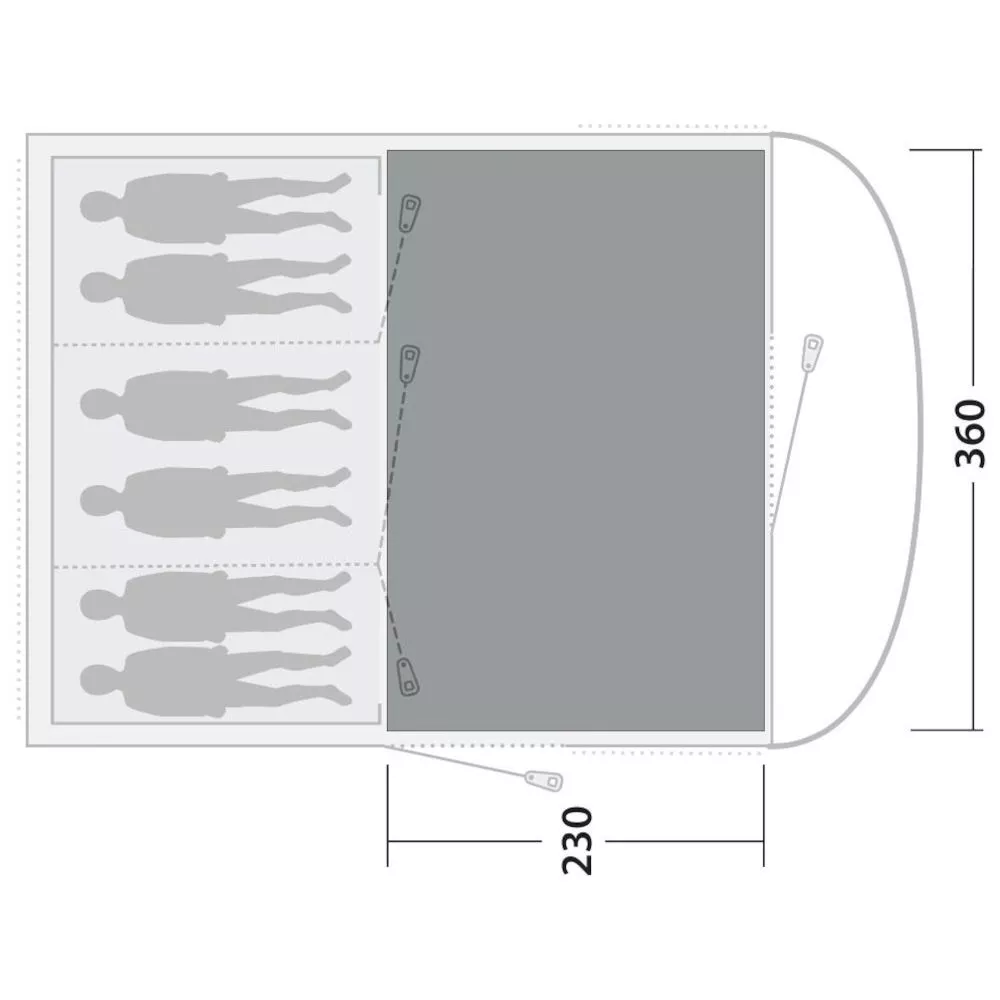 Teppich Outwell Cozy Carpet Sky 6 2 Teppich Outwell Cozy Carpet Sky 6 – Bild 2
