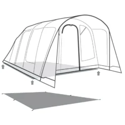 Unterlage Outwell Footprint Denver 5 / Colorado 5 Air 5 Unterlage Outwell Footprint Denver 5 / Colorado 5 Air -Campingausrüstung outwell denver 5 colorado 5 air footprint skizze unterlage familien campingzelt 2 27512
