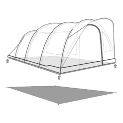 Zelt-Unterlage Outwell Footprint Sky 6 -Campingausrüstung outwell footprint sky 6 skizze unterlage 6personen zelt 900 2 26518