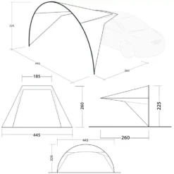 Auto Und Bus Sonnendach Outwell Forecrest Canopy 10 Auto Und Bus Sonnendach Outwell Forecrest Canopy -Campingausrüstung outwell forecrest canopy skizze groesse massangaben sonnensegel 1000 1 26570