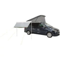 Bus-Sonnendach Outwell Hillcrest Tarp -Campingausrüstung outwell hillcrest tarp markisen frontwand nach oben gerollt 1000 2 21744