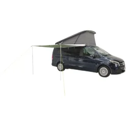 Bus-Sonnendach Outwell Hillcrest Tarp -Campingausrüstung outwell hillcrest tarp mit aufstellstangen als sonnendach aufgestellt 1000 3 21744