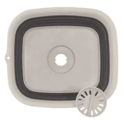 Camping-Waschbecken Outwell Collaps Waschschüssel Mit Abfluss, Navy Night -Campingausrüstung outwell waschschuessel mit abfluss navy night schwarze schuessel mit herausnehmbarem stoepsel 600 2 20165