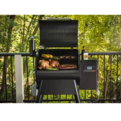 Pelletgrill Traeger PRO D2 575, Schwarz, Inklusive Meater Plus -Campingausrüstung pellet grill smoker traeger pro 575 d2 holzpelletgrill 1000 10 26285