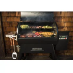 Holzpelletgrill Traeger Ironwood 885 International + Pelletsensor -Campingausrüstung pellet smoker traeger ironwood 885 pelletgrill schwarz offen 1000 4 23816