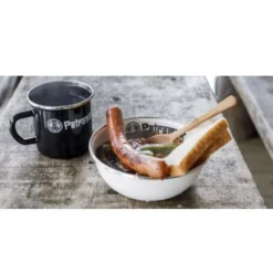 Campingschale Petromax Emaille-Schale, Weiss, 2 Stück, 160 Ml -Campingausrüstung petromax camping schale servierschuessel weisse emaillierte schale campinggeschirr 1000 2 28005