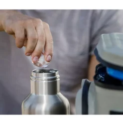 Edelstahl Petromax Isolierflasche, 1,0 Liter -Campingausrüstung petromax edelstahl isoflasche thermoflasche grosse oeffnung 1000 3 27994