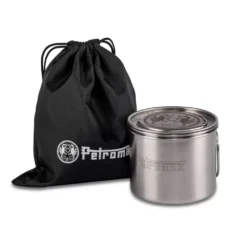 Petromax Kochbecher Aus Edelstahl -Campingausrüstung petromax edelstahl kochbecher 750ml fasungsvermoegen inklusive transportbeutel 1000 3 27912