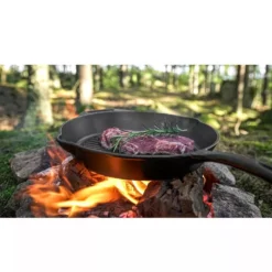 Petromax Grill-Feuerpfanne Gp35 Mit Stiel, Ø 35 Cm -Campingausrüstung petromax gusseisen grillfeuerpfanne mit stielgriff 35cm durchmesser 1000 2 27840