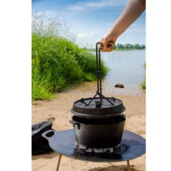 Petromax Profi-Deckelheber Für Feuertopf -Campingausrüstung petromax profi deckelheber fuer feuertopf deckel hochheben ohne finger zu verbrennen 1000 3 27850