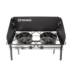 Petromax Gastisch GE90-s Mit 2 Brenner, 50 Mbar -Campingausrüstung platzsparender gastisch abnehmbare stahlbeine petromax ge90 s mehrfachbrenner 1000 3 25963