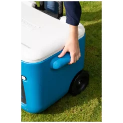 Passivkühlbox Coleman 50 QT Poly-lite Wheeled Mesh -Campingausrüstung praktische tragegriffe coleman 50 qt poly lite wheeldes mesh camping passivkuehlbox 1000 6 24743