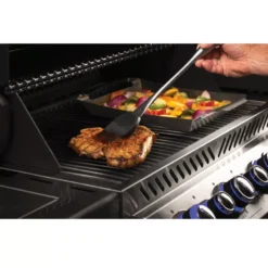 Napoleon 3-teiliges PRO Grillbesteck-Set, Edelstahl -Campingausrüstung pro grillbesteck napoleon 3 teiliges edelstahlbesteck silikonpinsel marinierpinsel 1000 3 20898