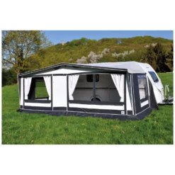 Wohnwagenvorzelt Hahn Zelte Ravenna 240 | 25er Stahl -Campingausrüstung pvc wohnwagen ganzzelt hahn zelte ravenna 240 grosse folienfenster gardinen moskitonetz 1000 3 26973