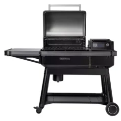 Pellet-Smoker Traeger Ironwood International + Pelletsensor -Campingausrüstung raeuchergrill smoker 2 ebenen traeger ironwood schwarz 1000 3 24771