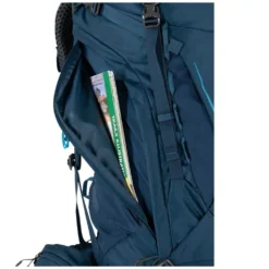 Trekkingrucksack Osprey Kestrel 48 S/M, Atlas Blue -Campingausrüstung reissverschlussfach ueber volle rucksacklaenge kestrel 48 s m osprey herren rucksack 1000 7 25008