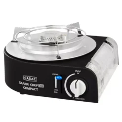 Gaskartuschenkocher Cadac Dometic Safari Chef 30 Compact -Campingausrüstung safari chef compact 30 kartuschengrill cadac dometic campinggrill topfkreuz 1000 3 23915