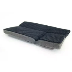 Relaxsessel Crespo AP-232-AD, Schwarz -Campingausrüstung schwarzer relaxsessel crespo ap 232 ad schwarz camping relaxliege outdoormoebel gepolsterter 3D Stoff Air Deluxe 1000 2 19724