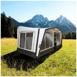 Aufblasbares Wohnwagenvorzelt Westfield Pluto 2.0 | Grösse 7 -Campingausrüstung seitenansicht vordach wohnwagen vorzelt westfield pluto 2 0 1000 4 26010