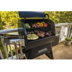 Pellet-Smoker Traeger Ironwood 650 International + Pelletsensor -Campingausrüstung smoker traeger grills ironwood 650 pelletgrill 1000 4 23815