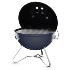 Weber Smokey Joe Premium Holzkohlegrill 37 Cm, Slate Blue -Campingausrüstung smokey joe weber premium holzkohlegrill slate blue kleiner blauer picknick grills 1000 2 7160