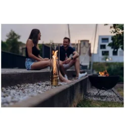 Höfats SPIN 1200 Tischfeuer, Gold 9 Höfats SPIN 1200 Tischfeuer, Gold -Campingausrüstung spin1200 hoefats edelstahl goldenes tischfeuer glaszylinder ambiente 1000 4 25744