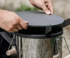 Petromax Grillplatte Für Raketenofen -Campingausrüstung stahl grillplatte raketenofen mit kochkreuz petromax camping artikel zubehoer 1000 7 26210