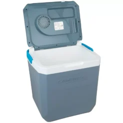 Thermoelektrische Kühlbox Campingaz Powerbox Plus 28L 12/230V -Campingausrüstung thermoelektrische camping kuehlbox campingaz powerbox plus 28l 12 230 volt deckel offen 1000 2 24074