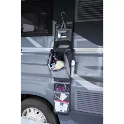 Kulturbeutel Thule Toiletten-Set -Campingausrüstung thule toiletten set toiletry kit black grey aufhaengbare waschtasche campingzubehoer 1000 4 23187