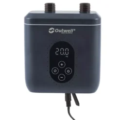 Campingpumpe Outwell Thunderstorm 12 V -Campingausrüstung thunderstorm outwell hochdruckpumpe 12volt mit lcd display einziehbarer nylon griff 3 27479