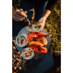 Ablagefläche Höfats Triple Tisch 7 Ablagefläche Höfats Triple Tisch -Campingausrüstung tisch triple hoefats fuer feuerschale feuerstelle campinggrill kochplatte braten kochen aus edelstahl 1000 3 22398