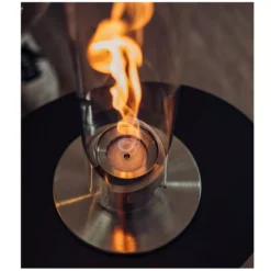 Tischfeuer Höfats SPIN 900, Silber -Campingausrüstung tischfeuer spin900 hoefats angenehmes ambiente mit bio burner 1000 8 25735