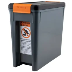 Holzpelletbehälter Traeger StayDry Pellet Bin & Lid -Campingausrüstung traeger deckel holzpelletbehaelter staydry pellet bin grau 1000 8 24610