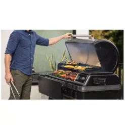 Pellet-Smoker Traeger Ironwood XL International + Pelletsensor -Campingausrüstung traeger freeflow feuertop super smoke modus ironwood xl international pelletgrill outdoor 1000 14 24772